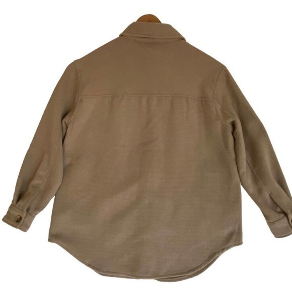 RDI Shirt Jacket Shacket Heavy Textured Knit Size Large Button Up Long Sleeve - Picture 2 of 7